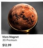 Mars Explorer Magnet